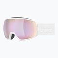 Ski goggles UVEX Victorious FM S1 white matt/mirror rose