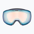 Ski goggles UVEX Victorious FM dust blue matt/mirror sapphire 6