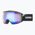 Ski goggles UVEX Victorious FM black matt/mirror blue 5