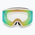 Ski goggles UVEX Provoqe V white matt/vario green mirror 2