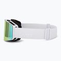 Children's ski goggles UVEX Pwdr FM white matt/mirror rainbow/green/clear 4