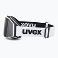 Ski goggles UVEX Gravity FM white matt/mirror silver/green/clear 4