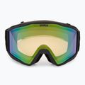 Ski goggles Uvex Blast V black matt/vario green mirror 2