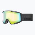Ski goggles Uvex Blast V black matt/vario green mirror 5