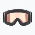 Ski goggles Uvex Blast V black matt/vario green mirror 7