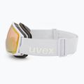 Ski goggles UVEX Victorious S V white matt/vario rose mirror 4