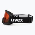 Ski goggles UVEX Athletic LGL black matt/orange/clear 4