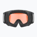 Ski goggles UVEX Athletic LGL black matt/orange/clear 3