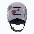 Children's ski helmet UVEX Rocket Visor Jr cool lavender abstract matt/mirrorsilver/lasergold 4