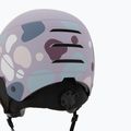 Children's ski helmet UVEX Rocket Visor Jr cool lavender abstract matt/mirrorsilver/lasergold 8