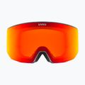 Ski goggles Uvex Lace Attract FM black matt/mirror red 8