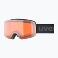 Children's ski goggles UVEX Pwdr LG Jr black matt/orange/clear