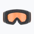 Children's ski goggles UVEX Pwdr LG Jr black matt/orange/clear 3