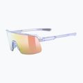 Sunglasses Uvex Dyrt clear purple/mirror red
