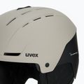 Ski helmet UVEX Stance warm grey/black matt 7