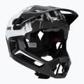 Children's bike helmet UVEX React Fullface Jr black/white matt