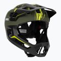 Children's bike helmet UVEX React Fullface Jr dark olive matt