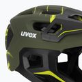 Children's bike helmet UVEX React Fullface Jr dark olive matt 7