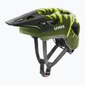 Children's bike helmet UVEX React Fullface Jr dark olive matt 2