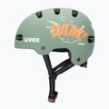 Children's helmet UVEX Kid 4 Style bam moss green/papaya matt 3