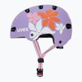 Children's helmet UVEX Kid 4 Style flower lilac matt 3