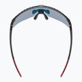 Sunglasses UVEX Pace Stage black matt/mirror red 5