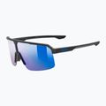 Sunglasses UVEX Ramp black matt/mirror blue