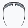 Sunglasses UVEX Aerios black matt/smoke 5