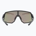Sunglasses UVEX Sequenze black matt/miror green 4