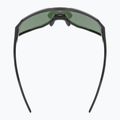 Sunglasses UVEX Sequenze black matt/miror green 5