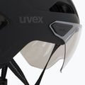 Bike helmet UVEX Stride Visor black matt/lite mirror silver 8
