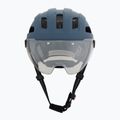 Bike helmet UVEX Stride Visor stone blue matt/lite mirror silver 2