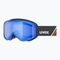 Children's ski goggles UVEX Speedy Nova FM S2 blue matt/mirror blue