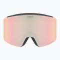 Ski goggles UVEX Ignite FM S3 black matt/mirror rose 2