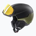 Ski helmet UVEX Horizon CV black/khaki matt 6