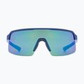 Children's sunglasses UVEX Dyrt Jr blue matt/mirror green 2