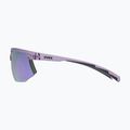 Sunglasses UVEX Aerios Small purple matt/mirror purple 5