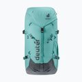 Women's climbing backpack deuter Gravity Expedition 45+12 l SL dustblue/graphite
