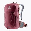 Women's bicycle backpack deuter bicycle I 18 l SL maron/caspia