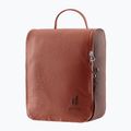 Toiletry bag deuter Wash Center II black caspia/raisin