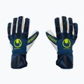 Uhlsport Hyperact Supersoft HN blue and white goalkeeper's gloves 101123601