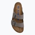 Slides BIRKENSTOCK Arizona Soft Footbed Oiled Leather Regular iron 5