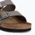 Slides BIRKENSTOCK Arizona Soft Footbed Oiled Leather Regular iron 7