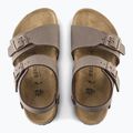 Children's sandals BIRKENSTOCK New York Birkibuc Narrow mocha 4