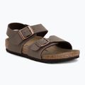 Children's sandals BIRKENSTOCK New York Birkibuc Narrow mocha