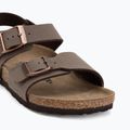 Children's sandals BIRKENSTOCK New York Birkibuc Narrow mocha 7