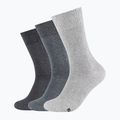 Men's Skechers Basic 3 pairs light grey melange socks