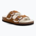 BIRKENSTOCK Arizona Shearling SL Regular mink flip-flops