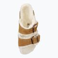 BIRKENSTOCK Arizona Shearling SL Narrow mink flip-flops 3