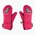 Children's ski gloves ZIENER LE Zoo Minis pop pink 3